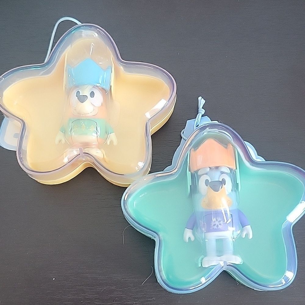 Bluey Toy Star Ornament Figure Set